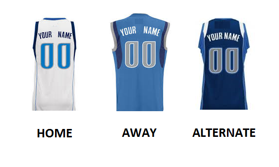 (image for) DALLAS PRO BASKETBALL Number Kit - Click Image to Close